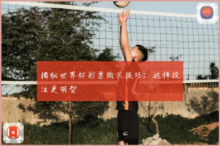 揭秘世界杯彩票购买技巧：这样投注更明智